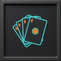 T&uuml;rkises Chip-Icon einer Pokerhand f&uuml;r die Kategorie Video Poker bei Betsson Casino