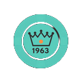 T&uuml;rkises Chip-Icon mit Krone und Jahreszahl 1963 als Symbol f&uuml;r Betsson Heritage