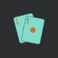 T&uuml;rkises Chip-Icon mit Spielkarten f&uuml;r Black Jack online bei Betsson Casino