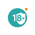 T&uuml;rkises 18+ Schild-Icon als Symbol f&uuml;r Spielerschutz und Datenschutz bei Betsson